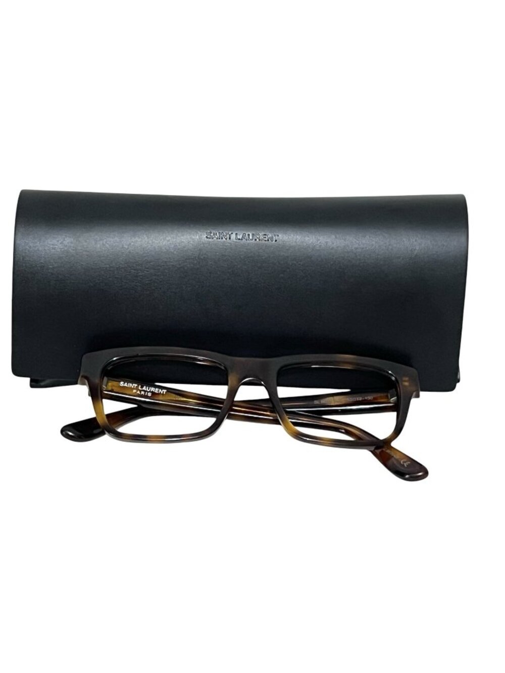 Saint Laurent Eyeglasses Frames Only SL M22 Brown Tortoise Shell 53-19-150